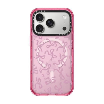 CASETiFY for iPhone 17 Pro Case - Impact Compatible with MagSafe | 8.2 ft. 4x Military Grade Drop Protection | BOWS | Pink - color: BOWS, size: Iphone 17 Pro (6.3")