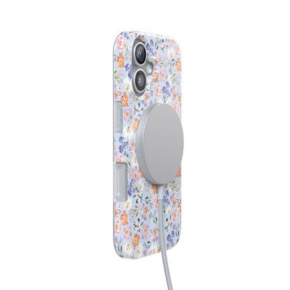 Casely iPhone 17 Case | Pastel Floral | Poppy Meadows | Compatible with MagSafe | Classic Ultra Slim Design - color: Poppy Meadows | Pastel Floral