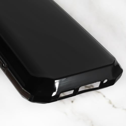 Protective Case for Doogee Blade 10 Power - Black | 6.56" Slim Shockproof Bumper Back Cover Anti-Scratch Flexible TPU Shell, Grip-Friendly - color: Black