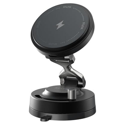 Statik HyperMount Pro Magnetic Charging Phone Holder for iPhone and Android - color: Wireless Charging, size: 1 Pack