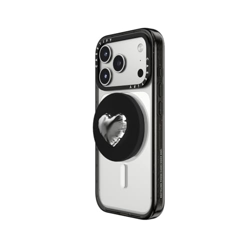 CASETiFY Snappy Grip Stand Compatible with Magsafe - Metallic Heart - color: Metallic Heart