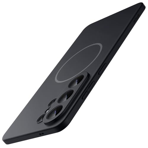 JETech Magnetic Slim Case for Samsung Galaxy S26 Ultra, Black | Compatible with MagSafe, Anti-Slip Grip, Full Camera Lens Protection, Ultra-Thin Lightweight, Matte Finish Phone Cover - color: Black, size: Galaxy S26 Ultra