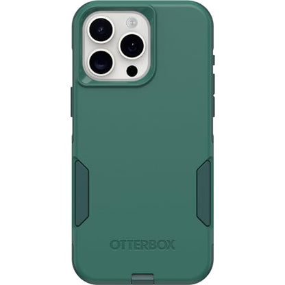 OtterBox iPhone 15 Pro MAX (Only) Commuter Series Case - GET Your Greens (Green), Slim & Tough, Pocket-Friendly, with Port Protection - color: Green
