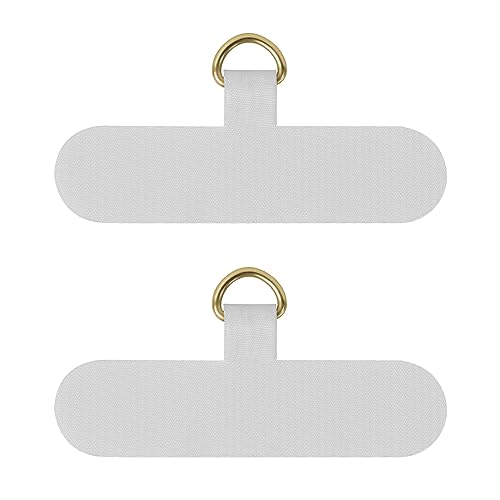 COCASES Phone Tether Tab, Phone Lanyard Strap Tab, 2 Pack Oval Grey - color: Ovaltab-grey*2