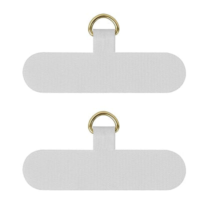 COCASES Phone Tether Tab, Phone Lanyard Strap Tab, 2 Pack Oval Grey - color: Ovaltab-grey*2