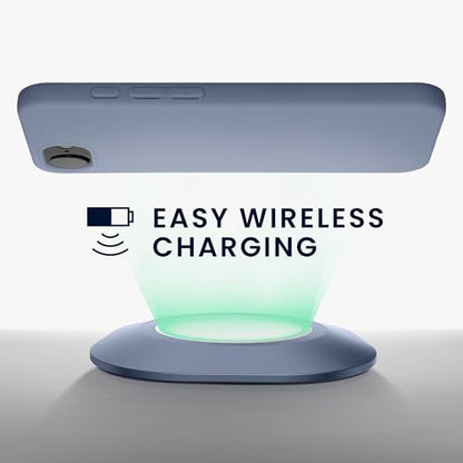 kwmobile Case Compatible with Apple iPhone 17e / iPhone 16e Case - Soft Slim Protective TPU Silicone Cover - Matte Lavender Grey - color: matte lavender grey