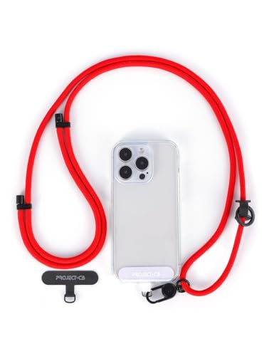 Cell Phone Lanyard 1,Phone Tether Tab 2,Phone Crossbody Strap,Lanyards for Around the Neck,Adjustable Phone Strap(Red-B) - color: Red-b