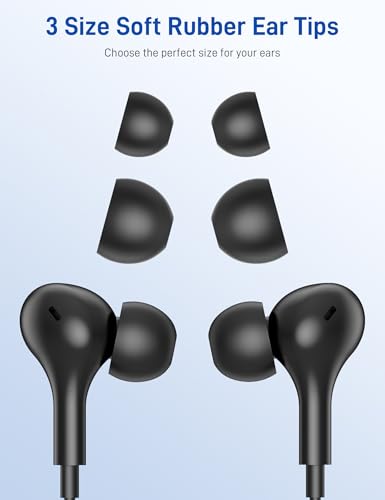 iMangoo for Apple MFi-Certified Soft Headphones for Lightning Wired Earbuds - color: Black