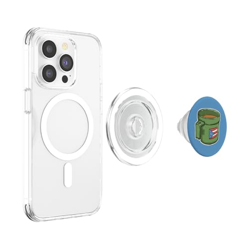 Tacita de Mantequilla Cafe Puerto Rico Bandera Boricua PopSockets PopGrip for MagSafe - style: Magnetic PopGrip