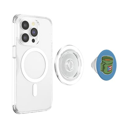 Tacita de Mantequilla Cafe Puerto Rico Bandera Boricua PopSockets PopGrip for MagSafe - style: Magnetic PopGrip