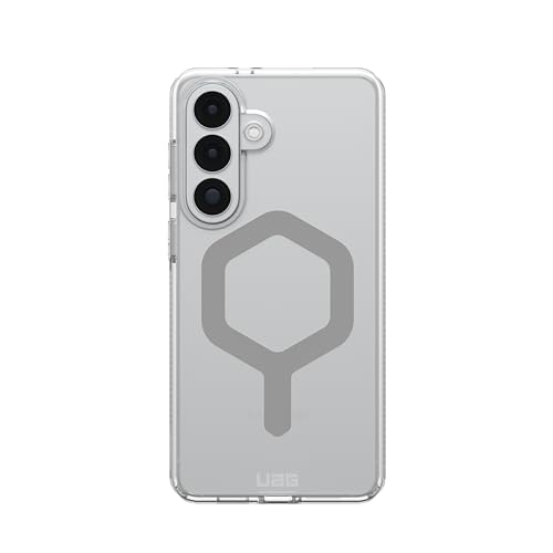 URBAN ARMOR GEAR UAG for Samsung Galaxy S26 Plus Case 6.7" Plyo - Magnetic Charging Compatible Anti-Yellowing Transparent Rugged Military Drop Tested Protective Cover, Ice/Silver - color: Plyo - Ice/Silver
