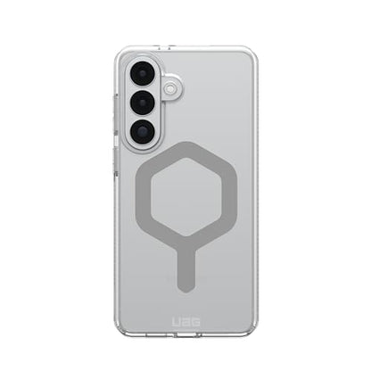 URBAN ARMOR GEAR UAG for Samsung Galaxy S26 Plus Case 6.7" Plyo - Magnetic Charging Compatible Anti-Yellowing Transparent Rugged Military Drop Tested Protective Cover, Ice/Silver - color: Plyo - Ice/Silver
