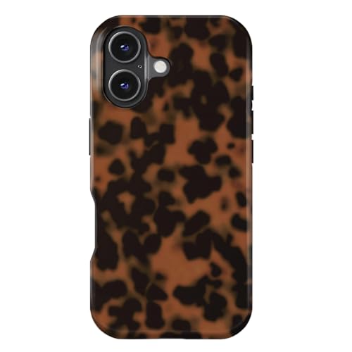 for iPhone 16 Case Tortoise Shell Cute Design | [Military Grade Protection], 8FT Drop Resistant Shockproof Heavy Duty Phone Case Cover Women Men for iPhone 16 6.1” - size: iPhone 16