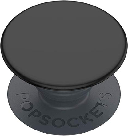 PopSockets Phone Grip with Expanding Kickstand, Adhesive Grip - Black