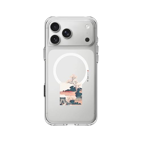 RhinoShield Clear MagSafe Compatible Case for iPhone 17 Pro Max | Godzilla Strong Magnetic, Anti-Yellowing, Transparent, High Clarity, Shockproof, Military Grade Drop Protection - color: Arcadia, size: iPhone 17 Pro Max