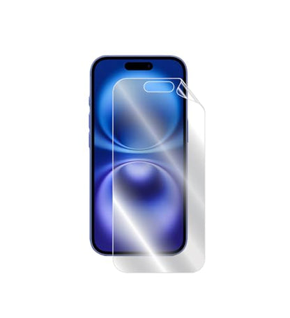 IPG Made for iPhone 16 Hydrogel Screen Protector Invisible Touch Screen Sensitive Ultra HD Clear Film Anti Scratch Skin Guard - Smooth/Self-Healing/Bubble -Free for iPh16SC - size: Screen Protector