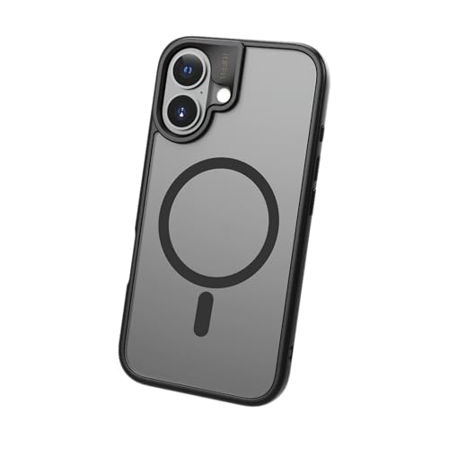 LBT TUFF8 Mag GlideGuard Rugged 8 Foot Military Drop-Tested Case Compatible with iPhone 16/15 / 14 (Smoke Black)