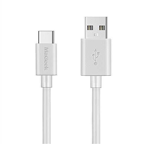 MaGeek USB A to USB C Cable 10ft White, Super Long USB C Cable, Fast Charge - color: 1pc_10ft_White