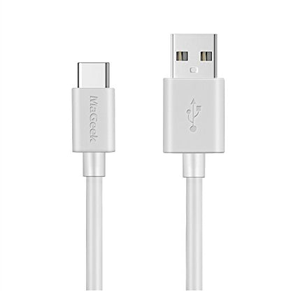 MaGeek USB A to USB C Cable 10ft White, Super Long USB C Cable, Fast Charge - color: 1pc_10ft_White