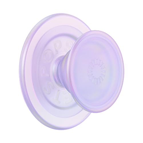 PopSockets Phone Grip for MagSafe, Magnetic Holder- Opalescent Clear - color: Opaalescent, style: MagSafe