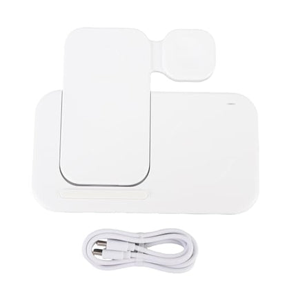 Foldable 4 in 1 Wireless Charging Station Phones Earphones Watch Charger Stand Lightweight for Travel Work