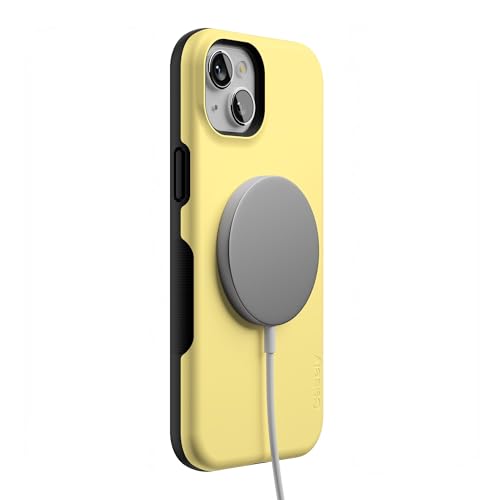 Casely iPhone 15 Plus Case | Butter Me Up | Butter Yellow | Bold Protective Design | Compatible with MagSafe - color: Butter Me Up | Butter Yellow