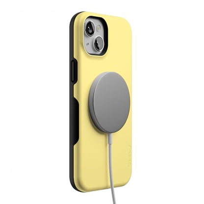 Casely iPhone 15 Plus Case | Butter Me Up | Butter Yellow | Bold Protective Design | Compatible with MagSafe - color: Butter Me Up | Butter Yellow