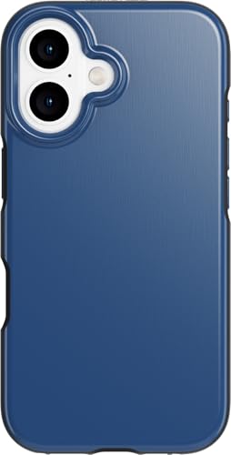 Tech21 EvoDusk for iPhone 16- Compatible with MagSafe - Impact Protection Case 15x Military Standard Tested - in Blue/Black - color: Blue/Black, size: iPhone 16