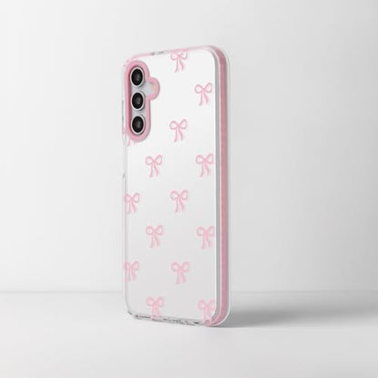 Dumkery Girly Phone Case Compatible with Samsung Galaxy A15 5G, Cute Bow Aesthetic Pattern Galaxy A15 4G Cases, Soft Clear TPU Shockproof Bumper Cover for Girls Women - size: Samsung Galaxy A15