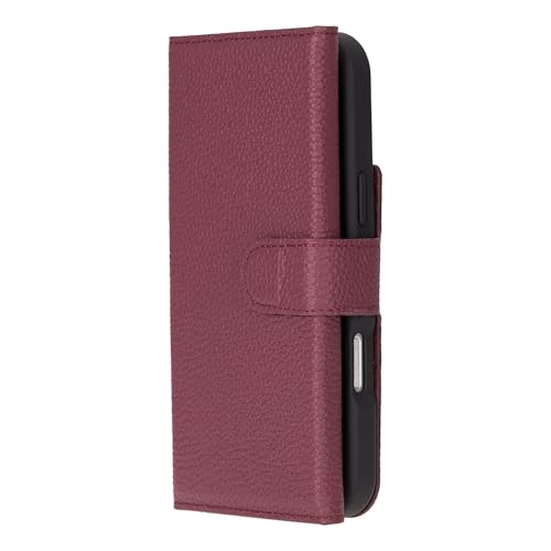 Bayelon Wallet Case for iPhone 16 Pro Max 6.9", Trifold Leather Wallet, Detachable Magnetic Flip Folio Cover, Card Holder, iPhone 16 Pro Max Wallet Case, MagSafe Compatible, RFID (Burgundy) - color: Burgundy, size: iPhone 16 Pro Max