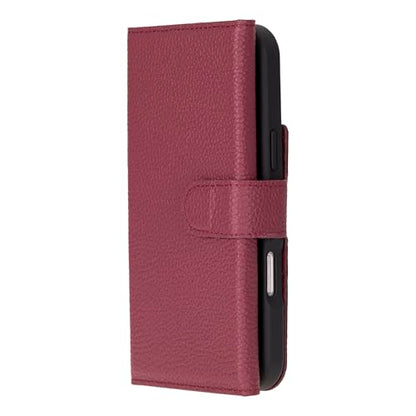Bayelon Wallet Case for iPhone 16 Pro Max 6.9", Trifold Leather Wallet, Detachable Magnetic Flip Folio Cover, Card Holder, iPhone 16 Pro Max Wallet Case, MagSafe Compatible, RFID (Burgundy) - color: Burgundy, size: iPhone 16 Pro Max