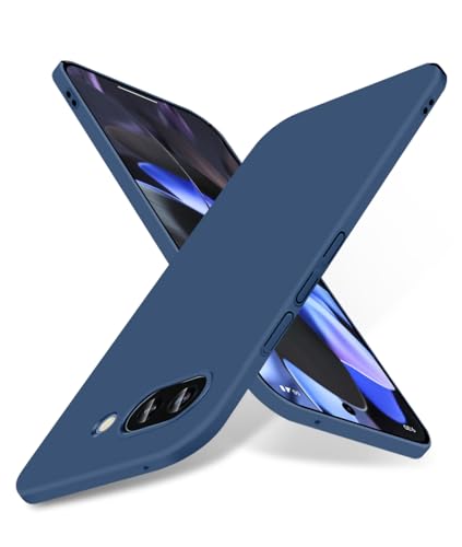 Super Thin Case for Google Pixel 9a, Ultra Slim Anti-Scratch Skin-Friendly Hard PC Cover [Silky Touch & Matte Finish] Lightweight Minimalist for Google Pixel 9a Phone Case, Blue - color: Blue, size: for Pixel 9a(6.3")