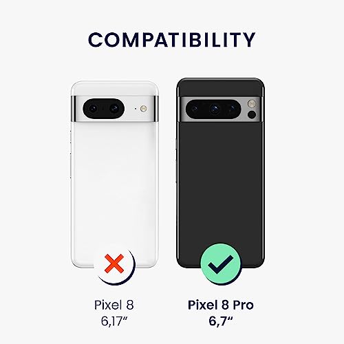 kwmobile Case Compatible with Google Pixel 8 Pro Case - TPU Silicone Phone Cover with Soft Finish - Cool Mint - color: Cool Mint, size: Pixel 8 Pro