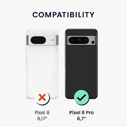 kwmobile Case Compatible with Google Pixel 8 Pro Case - TPU Silicone Phone Cover with Soft Finish - Cool Mint - color: Cool Mint, size: Pixel 8 Pro