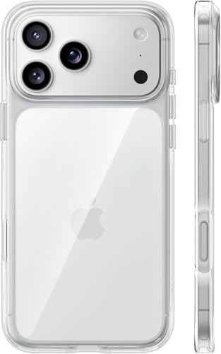 Transparent Compatible iPhone 17 Pro Max Case, Anti-Yellowing Military-Grade Protection 17 pro max Slim Phone Case.17 Pro Max Case