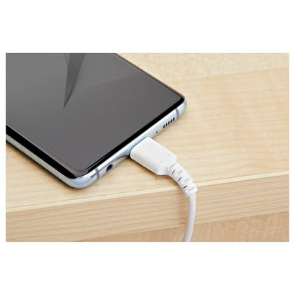 StarTech 3.3ft/1m USB-A to USB-C Cable, White, 3A, USB 2.0 - size: 3 ft / 1 m, style: white