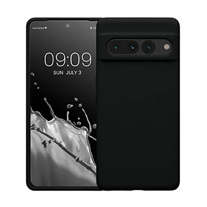 kwmobile Case Compatible with Google Pixel 7 Pro Case - TPU Silicone Phone Cover with Soft Finish - Black - color: black, size: Pixel 7 Pro