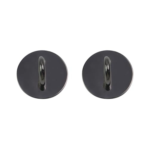 Phone Charm Hook Adhesive Phone Finger Grip Hook, Round - style: Round, Black