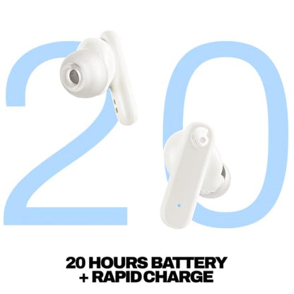Skullcandy Smokin’ Buds Wireless Noise Isolating Earbuds - Bone - color: Bone
