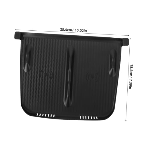 Charging Phone Pad for Skid Silicone Mat for Center Console Upgraded Design for Secure Charging and Interior Aesthetics Black