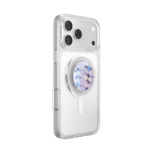 PopSockets Phone Grip for MagSafe, Magnetic Holder- Rigid Tie Dye - color: Tie Dye Purple, style: MagSafe