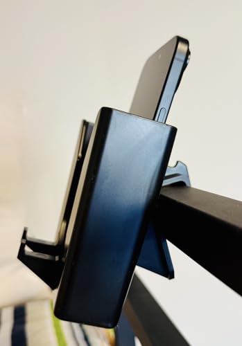 BunkDoc Bedside Phone Holder for Bunk Beds, Lofted Beds, Cribs, Bed Frames, Dorm Room Accessories, Bunk Bed Accessories
