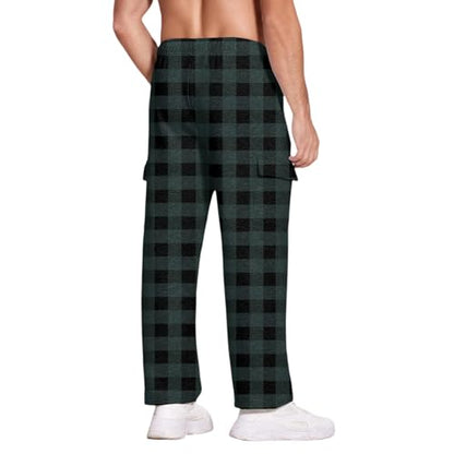 Mens Casual Pants Canvas Stretch Tactical Water Resistant Deep Pockets Utility BDU Camping Tactical Pants for Men - color: A Black, size: Medium