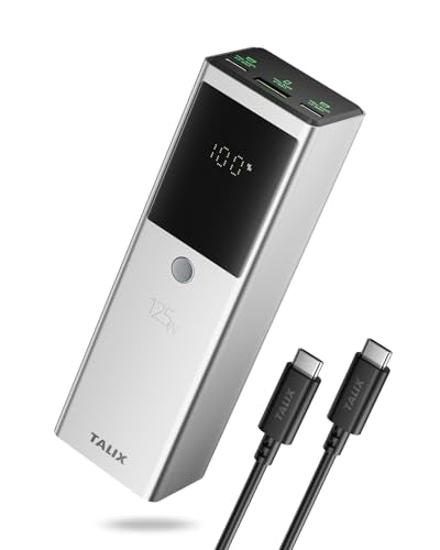 Laptop Power Bank, 12800mAh Portable Charger with 240W USB-C Cable