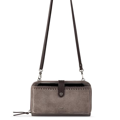The Sak Iris Smartphone Crossbody Purse - Small Women's Cellphone Bag & Wallet For Everyday- Convertible Wristlet With Zipper | Fits Most Smartphones, Card Slots & Zip Pocket, Detachable Wristlet & Crossbody Straps, Hands-Free for Travel & Errands - color