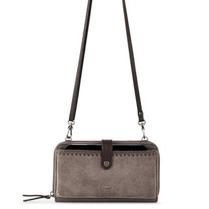 The Sak Iris Smartphone Crossbody Purse - Small Women's Cellphone Bag & Wallet For Everyday- Convertible Wristlet With Zipper | Fits Most Smartphones, Card Slots & Zip Pocket, Detachable Wristlet & Crossbody Straps, Hands-Free for Travel & Errands - color
