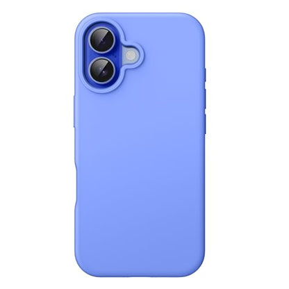 JETech Silicone Case for iPhone 16, Ultramarine | Silky Soft Touch, Shockproof Protection, Scratch Resistant, Microfiber Lining - color: Ultramarine, size: iPhone 16