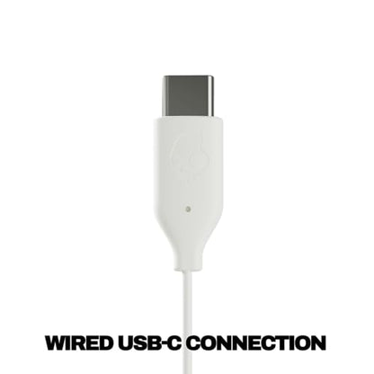 Skullcandy Jib USB-C Wired Earbuds with Noise Isolating Fit - Bone - color: Bone