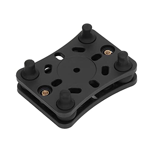 Qiilu Vibration Dampening Motorcycle Phone Mount, Bike Phone Holder Motorcycle Mobile Phone Holder Shock Absorber Phone Bracket Buffer Black for Motorcycle Bike ATV UTV