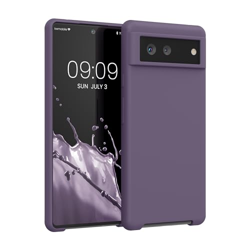 kwmobile Case Compatible with Google Pixel 6 Case - TPU Silicone Phone Cover with Soft Finish - Pale Iris - color: Pale Iris, size: Pixel 6